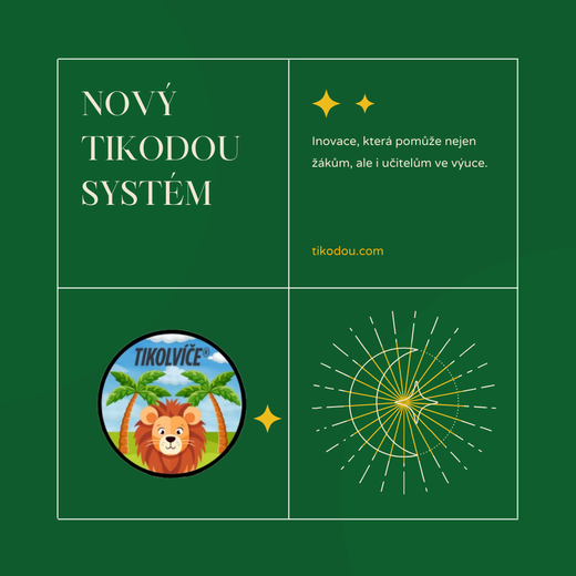 Nový TikoDou Systém®, který pomůže žákům i učitelům ve výuce.