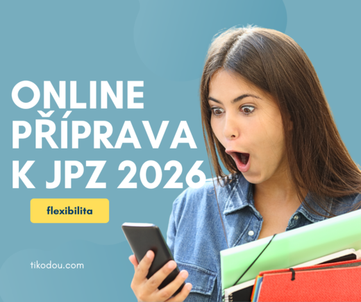 Online doučování k JPZ 2026
