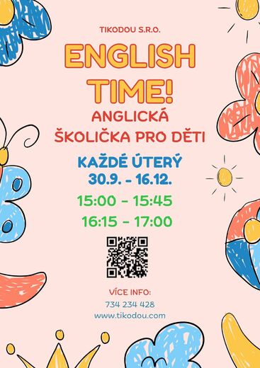 Odpolední školička angličtiny s Kájou!